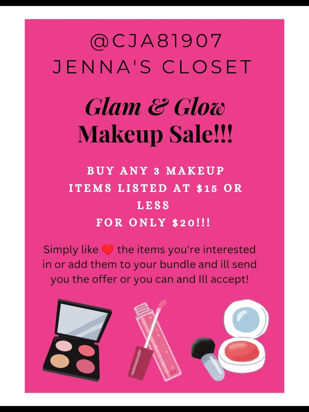Glam & Glow Makeup Sale